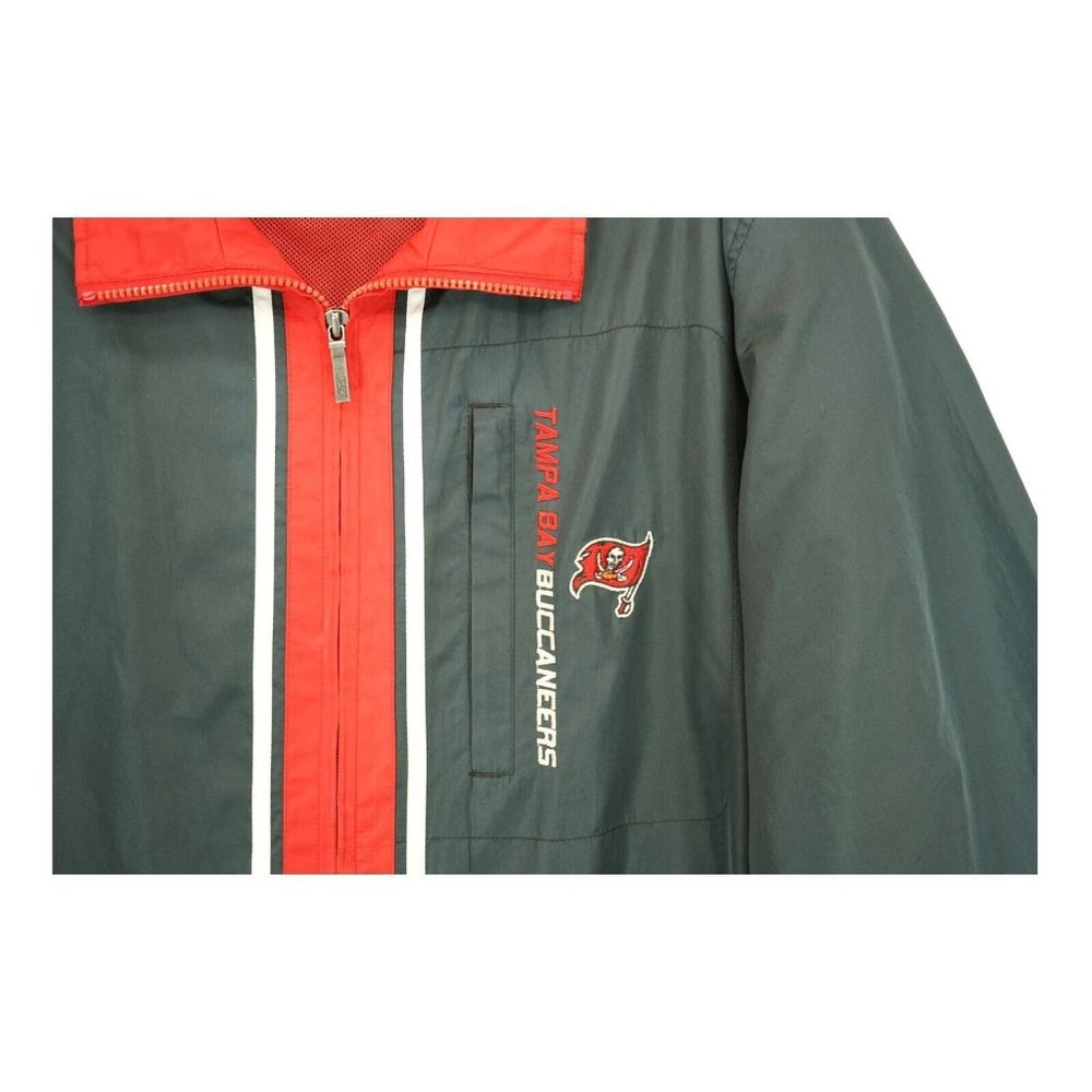 Vintage Reebok NFL Men’s Full Zip Windbreaker Jacket Size XL Gray & Red - Picture 7 of 8